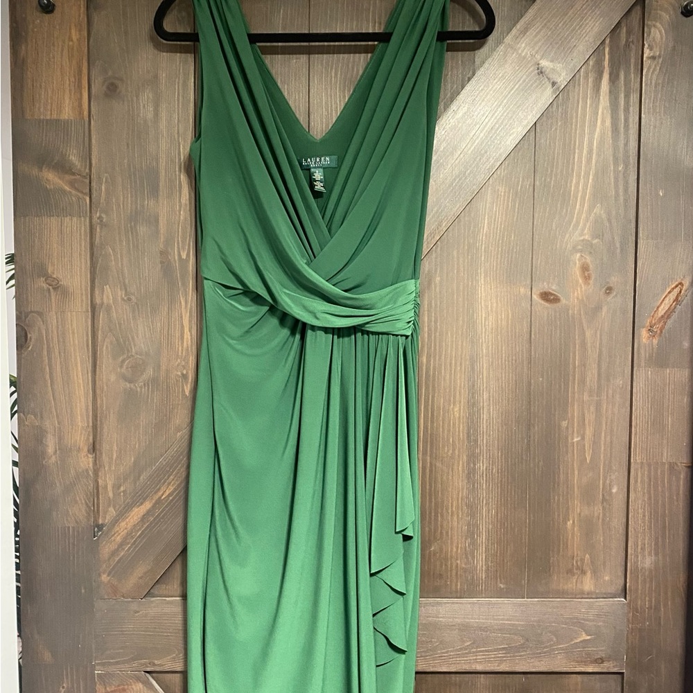 Ralph Lauren Green Wedding Dress